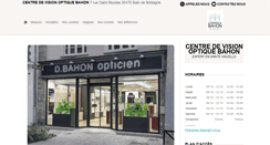 Desktop Screenshot of optique-bahon.com
